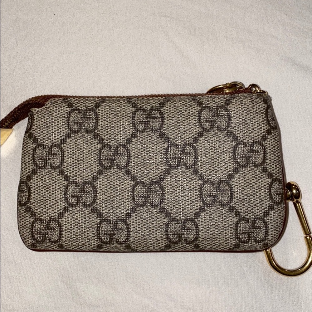 Authentic Gucci key chain wallet